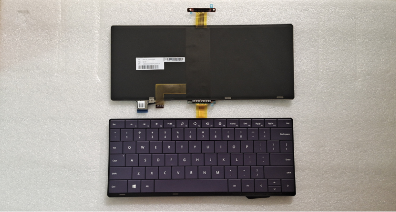 Picture of New Replacement Laptop Keyboard For Microsoft Surface Pro3 Pro4 Purple Backlit US Layout